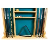 Queuehalter, für 6 Billardqueues Wall Rack, eiche Queuehalter, für 6 Billardqueues Wall Rack, eiche