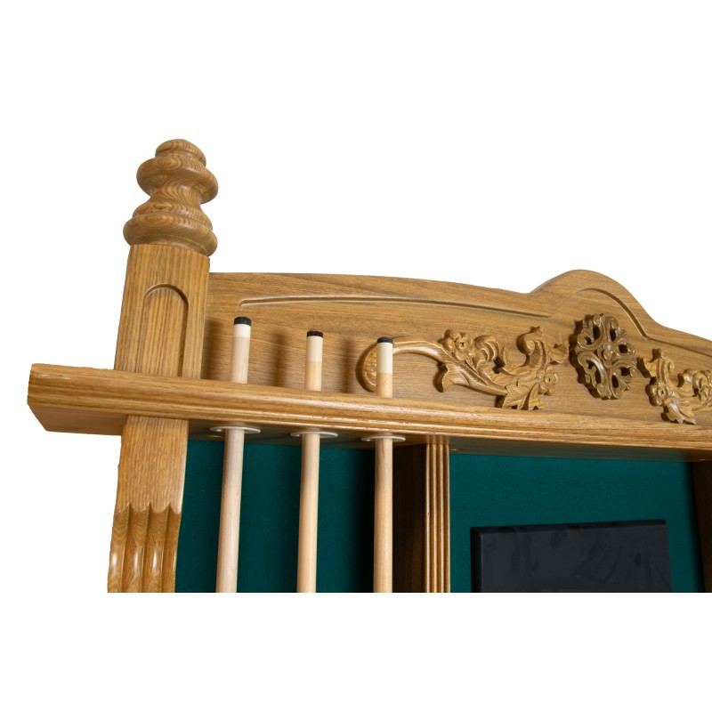 Queuehalter, für 6 Billardqueues Wall Rack, eiche Queuehalter, für 6 Billardqueues Wall Rack, eiche