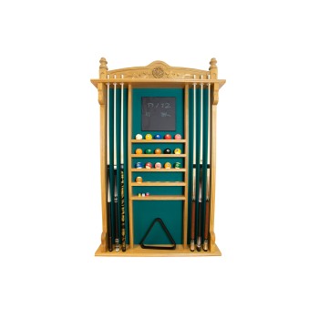 Queuehalter, für 6 Billardqueues Wall Rack, eiche