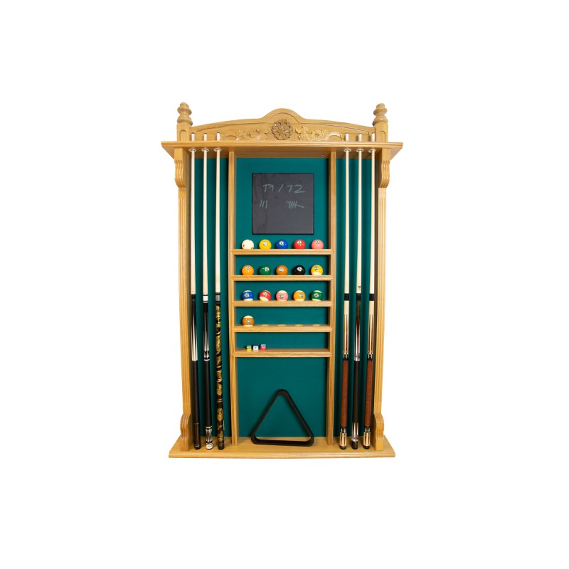 Queuehalter, für 6 Billardqueues Wall Rack, eiche Queuehalter, für 6 Billardqueues Wall Rack, eiche