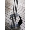 Billard Queueständer, Cornilleau, schwarz-grau, für 4 Queues + Dreieck Billard Queueständer, Cornilleau, schwarz-grau, für 4 Queues + Dreieck
