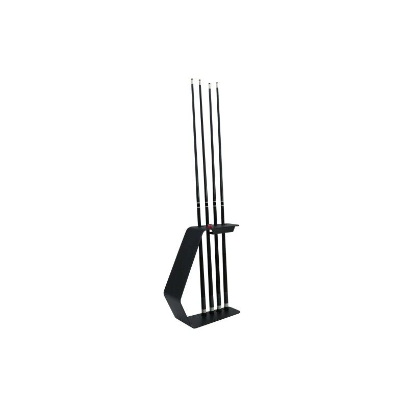 Billard Queueständer, Cornilleau, schwarz-grau, für 4 Queues + Dreieck Billard Queueständer, Cornilleau, schwarz-grau, für 4 Queues + Dreieck