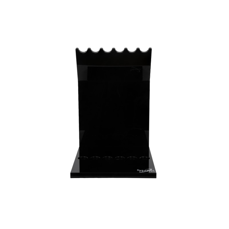 Queueständer, Dynamic Club für 6 Queues, Acrylglas, glänzend schwarz Queueständer, Dynamic Club für 6 Queues, Acrylglas, glänzend schwarz