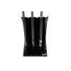 Queueständer, Dynamic Club für 6 Queues, Acrylglas, glänzend schwarz Queueständer, Dynamic Club für 6 Queues, Acrylglas, glänzend schwarz