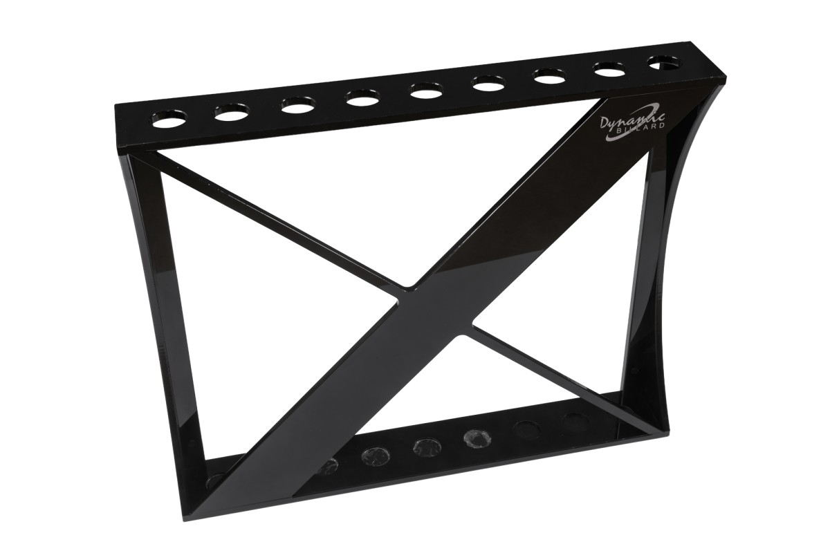 Queueständer, Dynamic Club II für 9 Queues, Acrylglas, glänzend schwarz