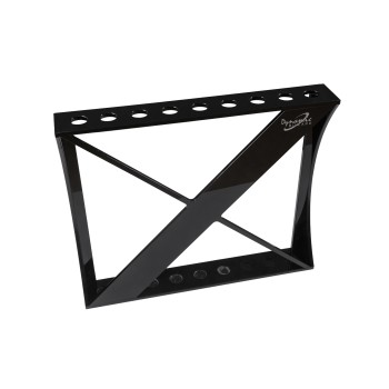 Queueständer, Dynamic Club II für 9 Queues, Acrylglas, glänzend schwarz