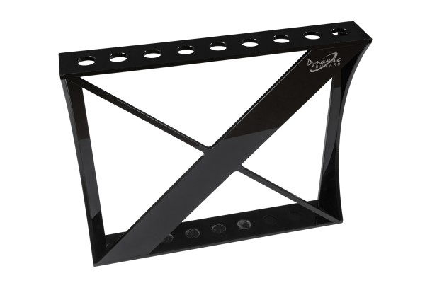 Queueständer, Dynamic Club II für 9 Queues, Acrylglas, glänzend schwarz