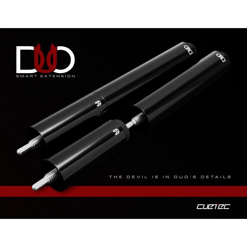Queueverlängerung, Cuetec Duo Extensions, metallic-schwarz