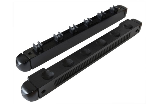 Queue-Wandhalter, Roman, 40 cm, für 6 Billardqueues, schwarz