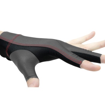 Handschuh, Cuetec Axis, 3-Finger, speed gray, für linke Hand Handschuh, Cuetec Axis, 3-Finger, speed gray, für linke Hand