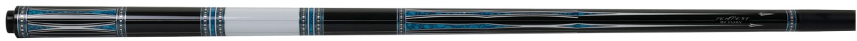 Billardqueue, Pool, Tempest 1 by Fury, C1 Max Carbon Oberteil, 12.5mm, 3/8x10