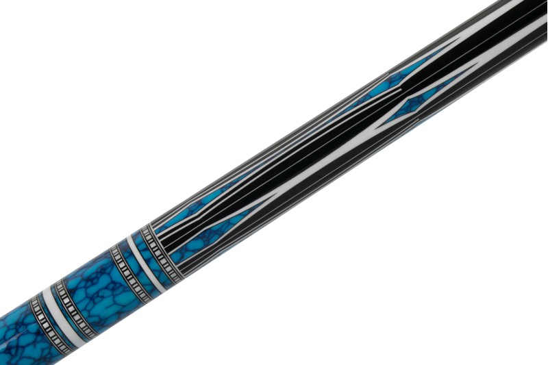 Billardqueue, Pool, Tempest 2 by Fury, C1 Max Carbon Oberteil, 12.5mm, 3/8x10