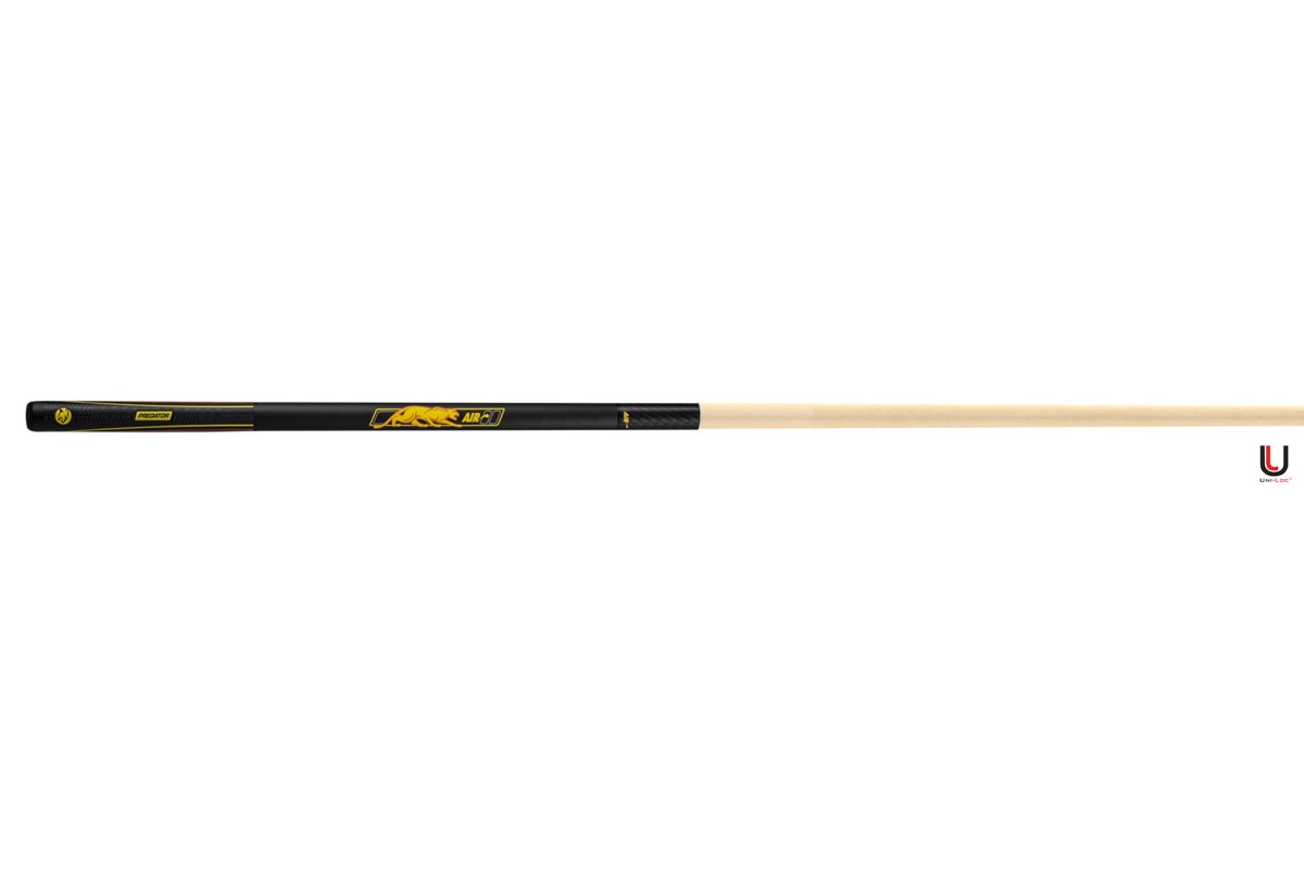 Billardqueue, Pool, Predator Air 2 Sport Wrap Jump, dreiteilig, schwarz, Mini-Radial