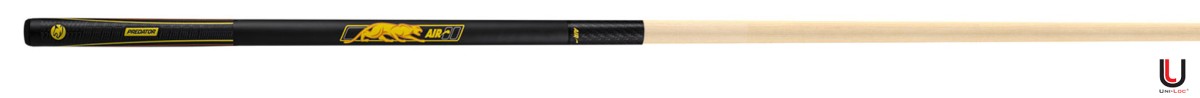 Billardqueue, Pool, Predator Air 2 Sport Wrap Jump, dreiteilig, schwarz, Mini-Radial
