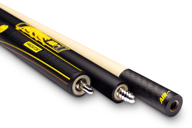 Billardqueue, Pool, Predator Air 2 Sport Wrap Jump, dreiteilig, schwarz, Mini-Radial