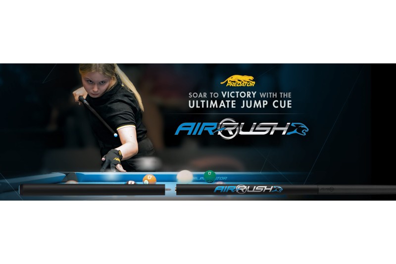 Billardqueue, Pool, Predator Air Rush NW, Jump, dreiteilig, Uni-Loc