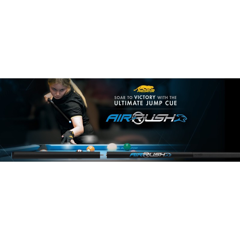 Billardqueue, Pool, Predator Air Rush NW, Jump, dreiteilig, Uni-Loc