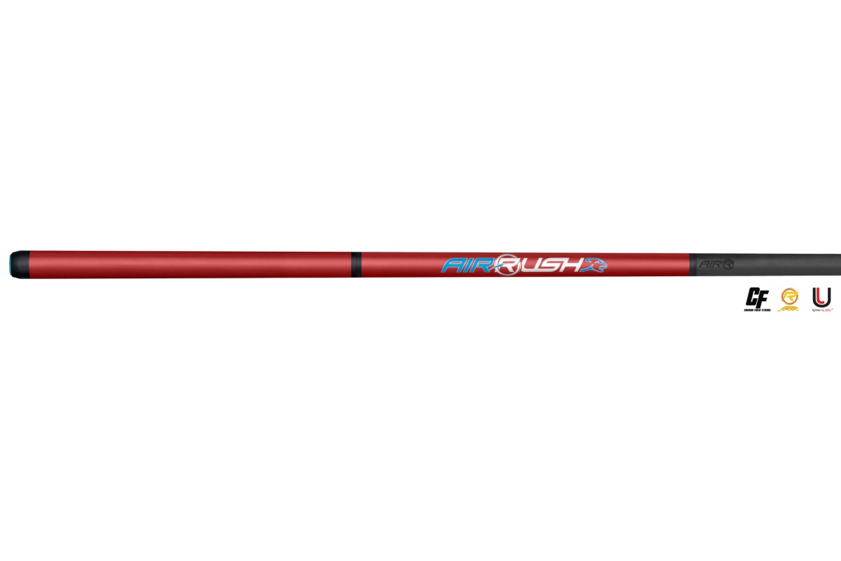 Billardqueue, Pool, Predator Air Rush Red NW, Jump, dreiteilig, Uni-Loc