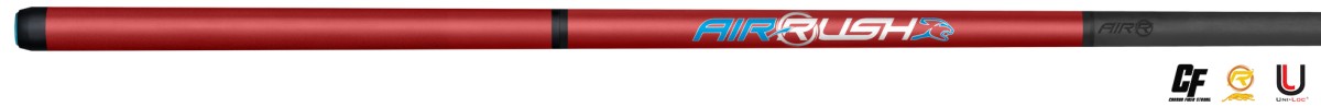 Billardqueue, Pool, Predator Air Rush Red NW, Jump, dreiteilig, Uni-Loc