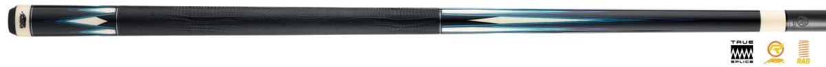 Billardqueue, Pool, Predator Truesplice-16 GEN3 Blue/Teal, Ledergriffband, Radial