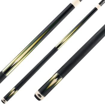 Billardqueue, Pool, Predator Truesplice-16 GEN3 Green/Yellow, Ledergriffband, Radial