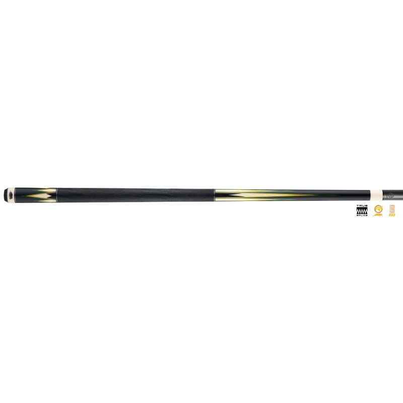 Billardqueue, Pool, Predator Truesplice-16 GEN3 Green/Yellow, Ledergriffband, Radial Billardqueue, Pool, Predator Truesplice-16 GEN3 Green/Yellow, Ledergriffband, Radial