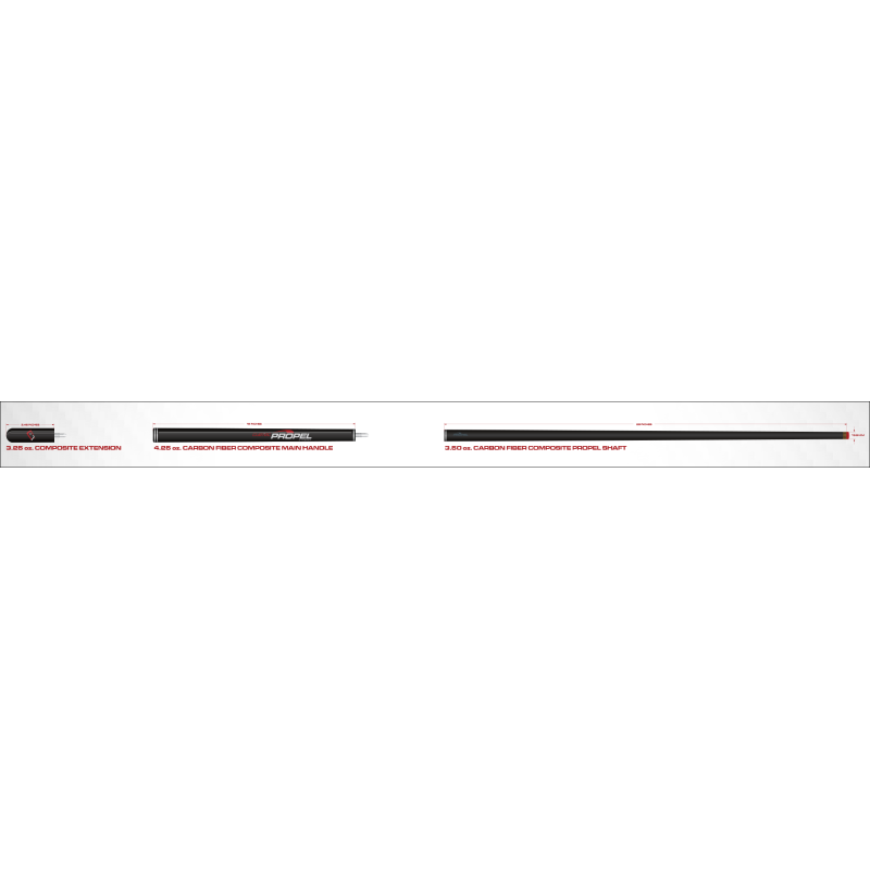 Billardqueue, Pool, Cuetec Jump Cynergy Propel, red, Schnellverschluss Billardqueue, Pool, Cuetec Jump Cynergy Propel, red, Schnellverschluss