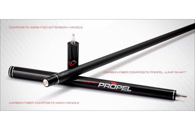 Billardqueue, Pool, Cuetec Jump Cynergy Propel, red, Schnellverschluss