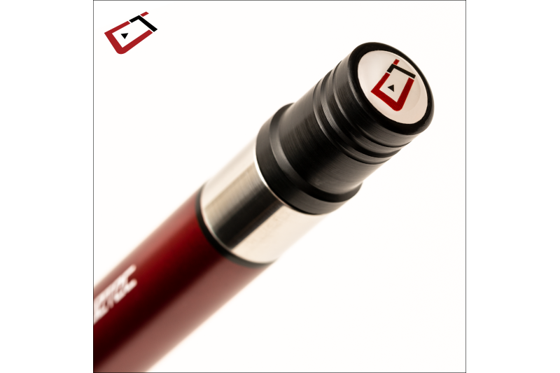 Billardqueue, Pool, Cuetec Cynergy CT-15K Carbon, rubin-rot, 3/8x14