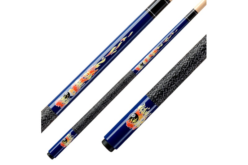 Kinderqueue, Pool, Flames CF-01, 123 cm, blau, 5/16x18