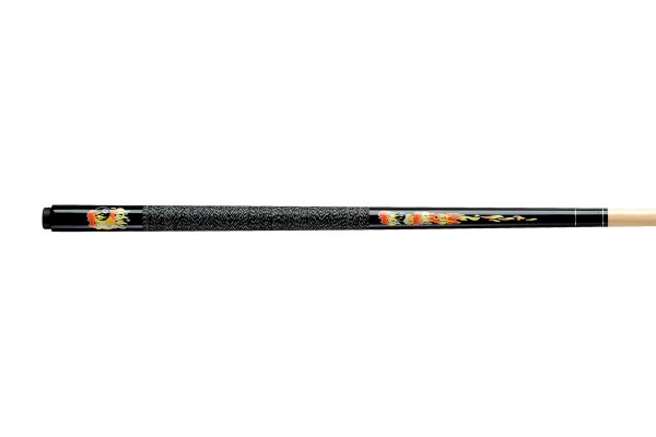 Kinderqueue, Pool, Flames CF-02, 123 cm, schwarz, 5/16x18