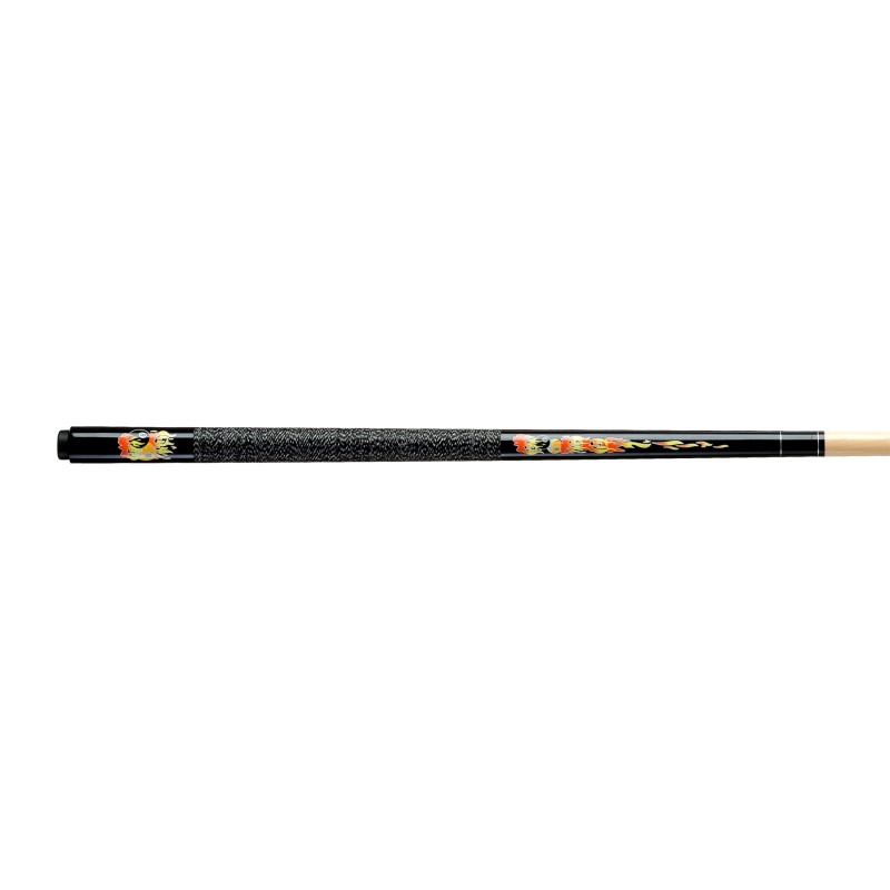 Kinderqueue, Pool, Flames CF-02, 123 cm, schwarz, 5/16x18