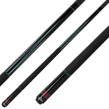 Billardqueue, Pool, Classic Speed C-01, Carbon, Ledergriffband, passend zu Uni-Lock