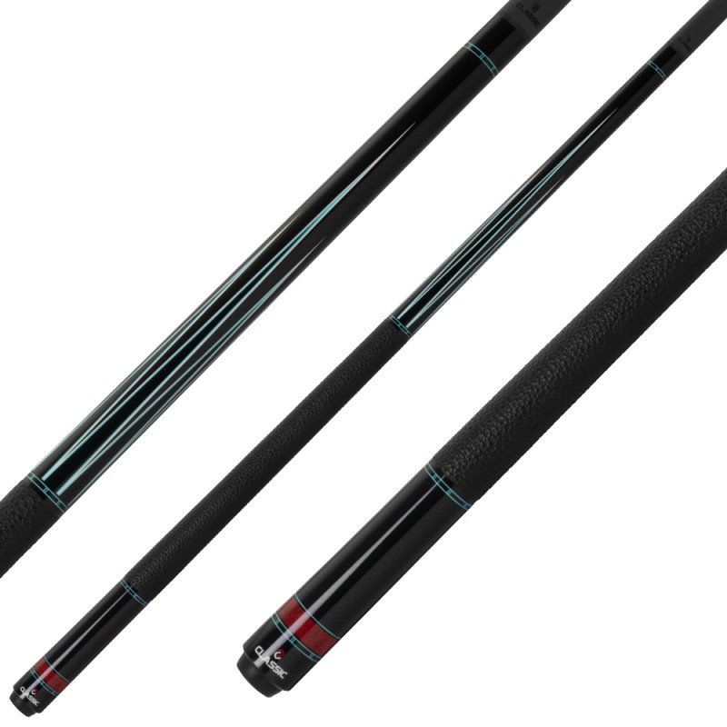 Billardqueue, Pool, Classic Speed C-01, Carbon, Ledergriffband, passend zu Uni-Lock