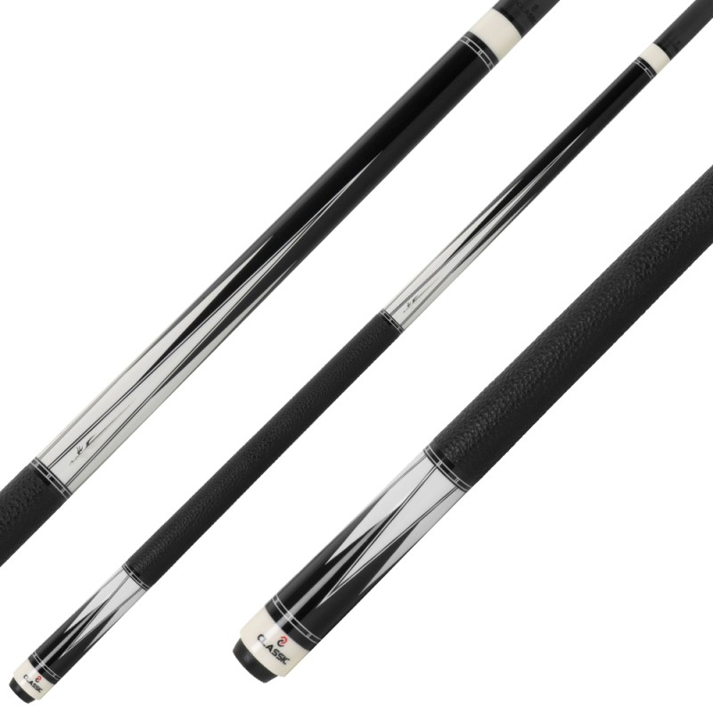 Billardqueue, Pool, Classic Speed C-03, Carbon, Ledergriffband, passend zu Uni-Lock