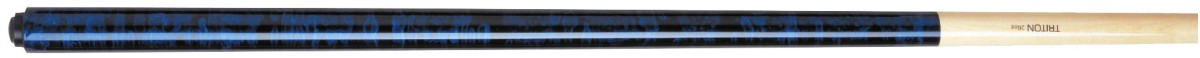Billardqueue, Pool, Triton TRI-3, blau, einteilig