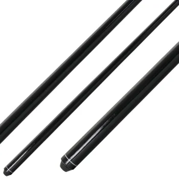 Billardqueue, Pool, Blacky CLB-1, schwarz, einteilig