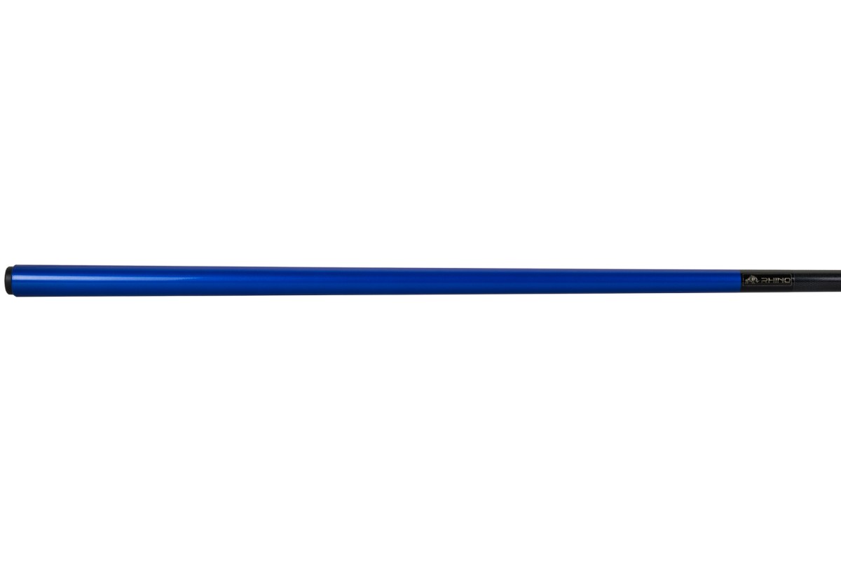 Billardqueue, Pool, RHINO Carbon, blau, einteilig