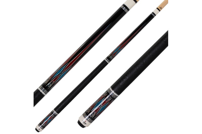 Billardqueue, Pool, Classic T25-04, Ledergriffband, Radial