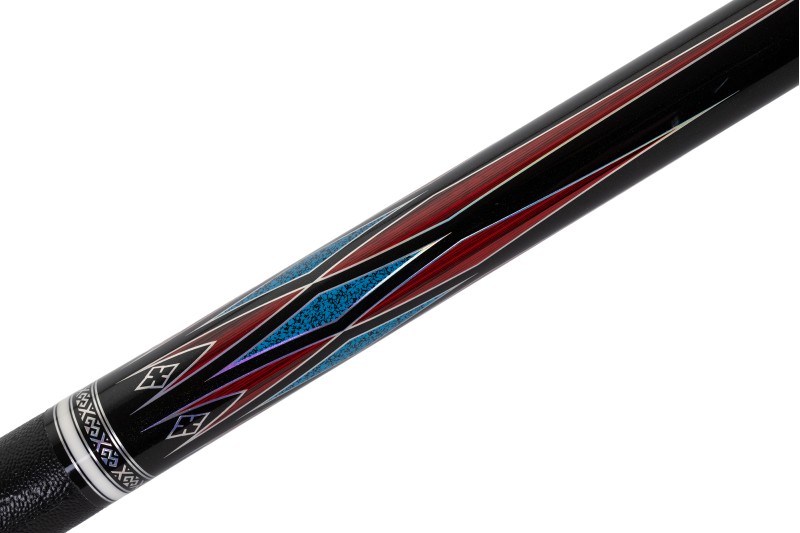 Billardqueue, Pool, Classic T25-04, Ledergriffband, Radial