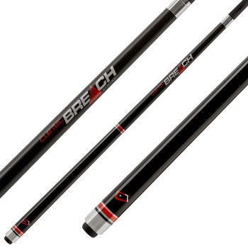 Billardqueue, Pool, Cuetec Breach Cynergy CT-15K Carbon Break, metallic-schwarz, 3/8x14