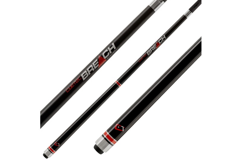Billardqueue, Pool, Cuetec Breach Cynergy CT-15K Carbon Break, metallic-schwarz, 3/8x14