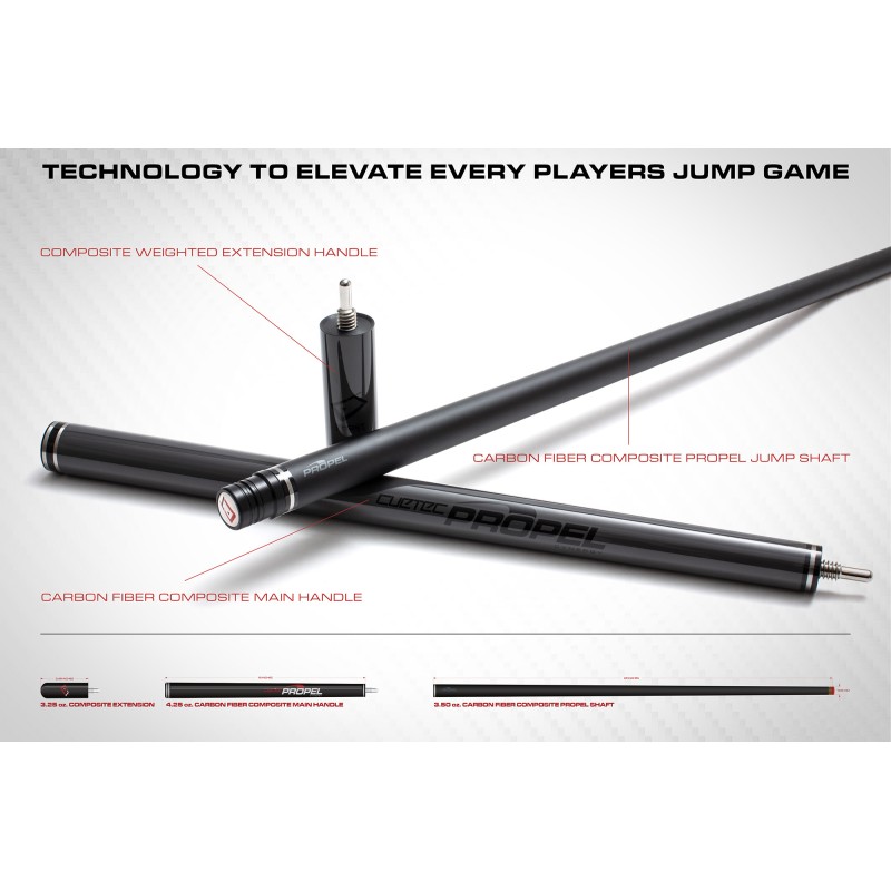 Billardqueue, Pool, Cuetec Jump Cynergy Propel, Ghost Edition, Schnellverschluss Billardqueue, Pool, Cuetec Jump Cynergy Propel, Ghost Edition, Schnellverschluss