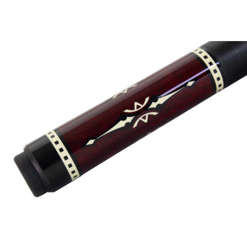 Billardqueue, Pool, Cuetec Warrior, burgund, 3/8x14
