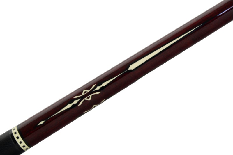 Billardqueue, Pool, Cuetec Warrior, burgund, 3/8x14