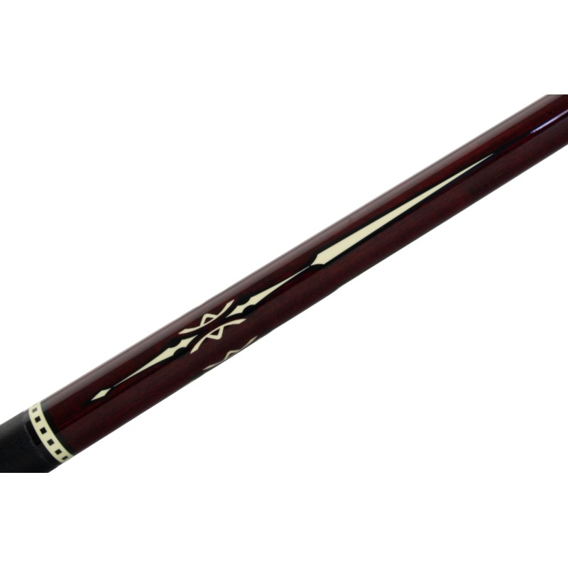 Billardqueue, Pool, Cuetec Warrior, burgund, 3/8x14