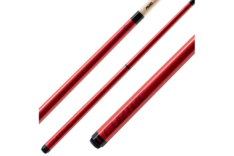 Billardqueue, Pool, Cuetec Chroma Chrimson, rot, 3/8x14