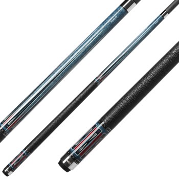 Billardqueue, Pool, Cuetec Cynergy Nineball Blue Stain LTW, 3/8x14