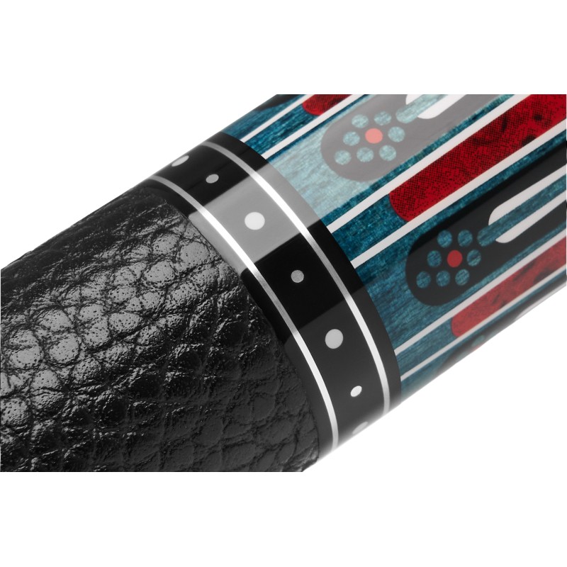 Billardqueue, Pool, Cuetec Cynergy Nineball Blue Stain LTW, 3/8x14