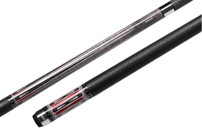 Billardqueue, Pool, Cuetec Cynergy Nineball Shark Gray Stain LTW, 3/8x14
